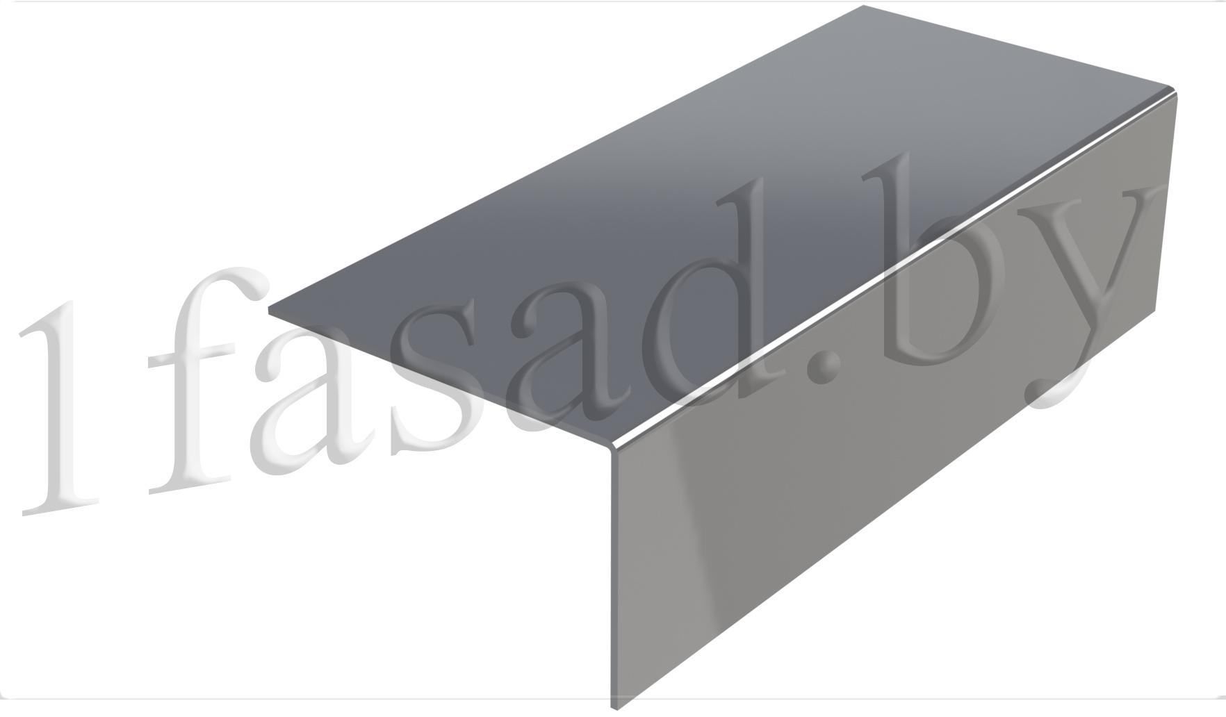 Г-образный профиль для фасада